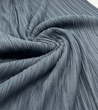 Steel Pleated Plisse Stretch