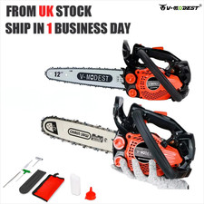 V-MODEST 2511 12" Petrol Chainsaw 25cc 2-Stroke Top Handle Climbing Saw