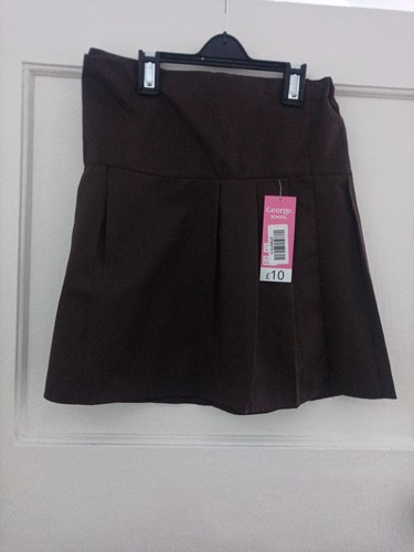 School skirt brown yrs - skirt,