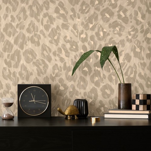 Champagne leopard print - champagne,