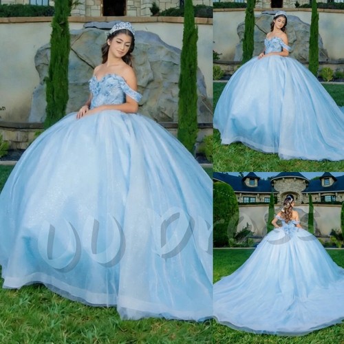 Quinceanera dresses light blue - quinceanera,