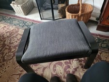 IKEA Poang Oak Footstool Dark