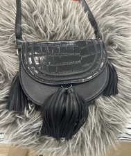 Black stylish Tassel Handbag
