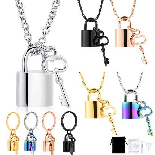 Padlock cremation jewelry - padlock, for