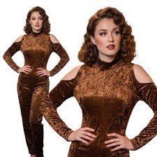 1980s Vintage Jumpsuit Crushed