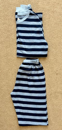 Boys blue striped pyjamas - blue,