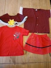 Girls Welsh Lady Costume And