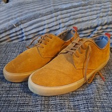 Clarks Originals Men's Desert Vulclo Suede Shoes, Beige,UK size 10 Vgc 21573