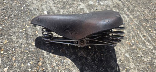 Brooks vintage leather saddle - vintage,