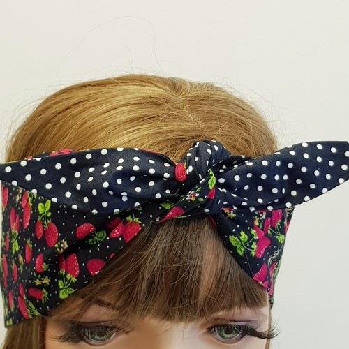 Rockabilly head scarf - ,, tie