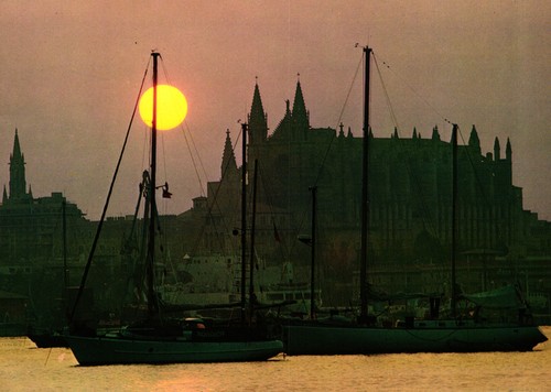 Postcard cathedral palma de - postcard,