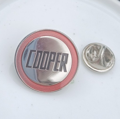Classic mini cooper text metal - classic,