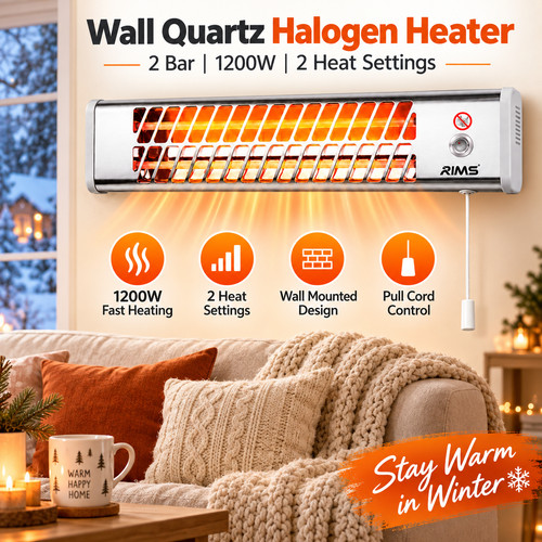 Wall mounted 1200w quartz - 1200w,