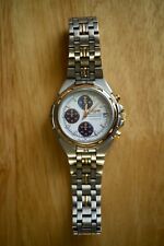 Rare PULSAR Titanium V657-8000 Chronograph Watch - measures in 1/10 second.