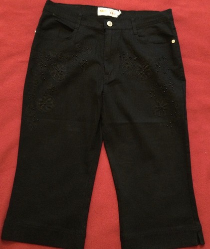 Black cut off jeans - cut,