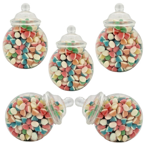 Plastic sweet jars small - 5,