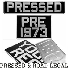 Black and Silver Pressed