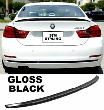 BMW 4 SERIES F32 2 DOOR COUPE GLOSS BLACK M PERFORMANCE REAR BOOT LIP SPOILER