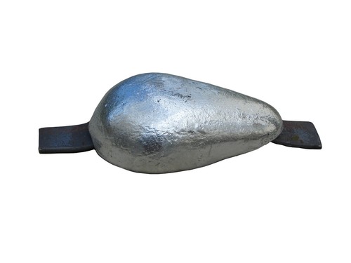 Zinc 1kg pear - shaped, anode