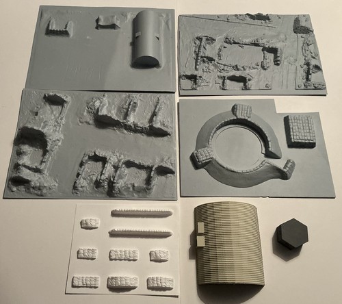 Four 72 plastic - 1/72, diorama