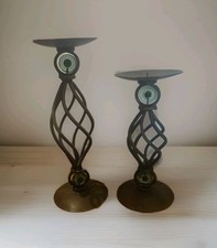 Pair Of Vintage Barley Twist