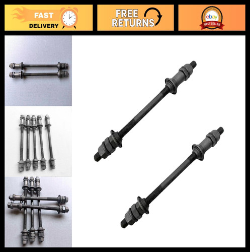 2pcs 190mm black - black, axle