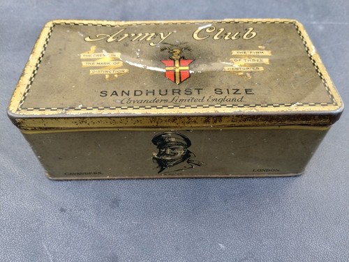 Army club cigarettes tin - army,