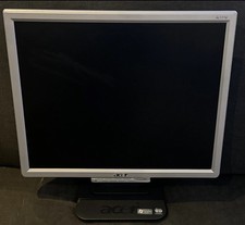 Acer AL1716 LCD Flat Panel Computer Monitor Black & Silver 17" Display 1280x1024