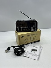 A1 DAB DAB FM Radio LED Display Backlight Adjustable Alarm Volume Alarm Clock