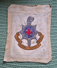 Royal Sussex Regiment Vintage Hand-Embroidered Panel