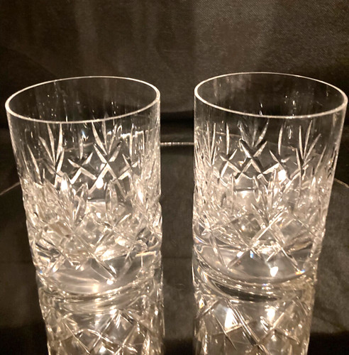 Vtg pair quality cut crystal - pair,