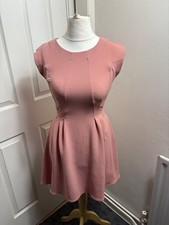 Topshop Pink Skater Dress – Size 8