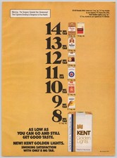 Kent Golden Lights Cigarettes