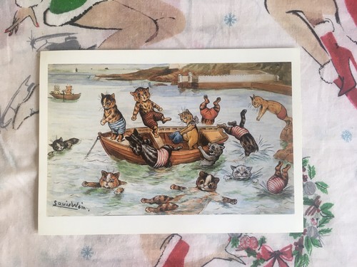 Louis wain original rare - rare, print
