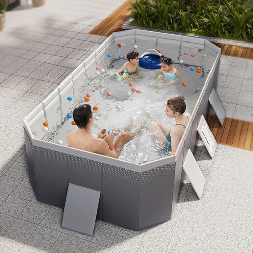Above ground swimming pool - above,