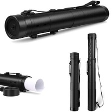 Document Storage Art Tubes Plastic Waterproof Telescoping Adjustable,77 to 135cm