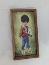 Vintage Framed Print Boy With
