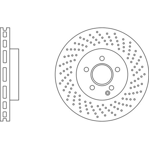Apec blue brake disc front - apec,