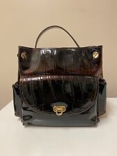 Valentino Fortuna Patent Crocodile Leather Bag £199.99