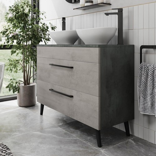 Bathroom vanity unit - bathroom, double