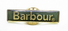 Original BARBOUR Classic British Brand Enamel Pin Badge Vintage Collectable 