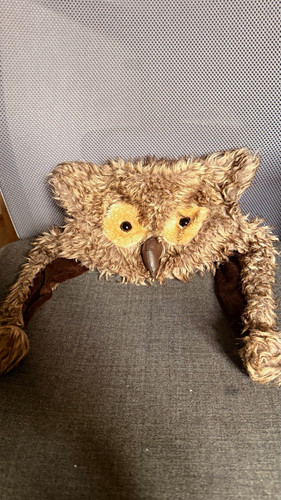 Plush owl soft toy - owl,