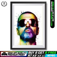 GEORGE MICHAEL WHAM Wall Art Picture Poster Print BUY 2 GET 2 FREE | A1 A2 A3 A4