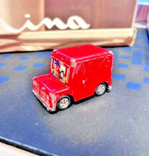 Metal postman pat - metal, toy