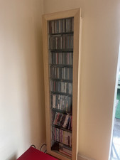 tall cd and dvd storage unit