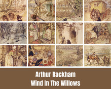 Arthur Rackham Prints The Wind in The Willows Collection Single Photo Print