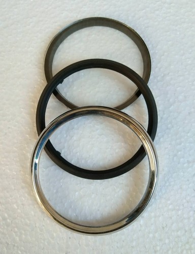 Chrome bezel glass repair kit - glass,