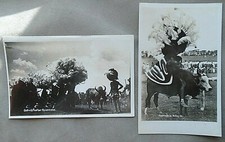 KAVIRONDO with NATIVE OSTRICH FEATHER HEADDRESS VINTAGE POSTCARD 1920s KENYA