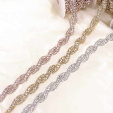 Rhinestone Diamante Twisted