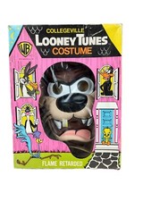 Vtg. Looney Tunes Halloween Tasmanian Taz Devil Costume and Mask Original Box 